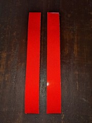 Red Retro Reflective Tape 2 strips 8″ x 1″