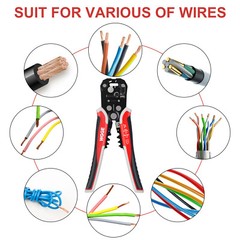 WG-014 Wire Stripper/cutter/crimper tool 8″ Self-Adjusting Insulation