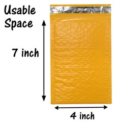 4 Sizes Orange, Black Poly Bubble Mailer Combo, Fall Holiday NEW Padded Envelope
