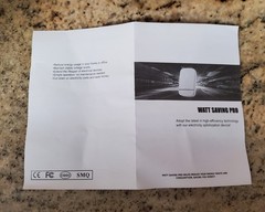 WATT SAVING PRO ELECTRICITY SAVING ENERGY DEVICE STABILIZE VOLTAGE SUPPLY PLUGIN