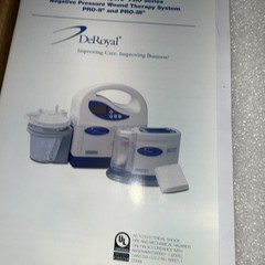 New Deroyal pump with double canister, power supply, Continuous/intermittent