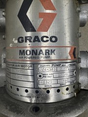 Graco Monark 205-997 224-343 Series B94A B94G Air Powered Pump 5:1 Ratio