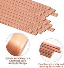 20 Sticks Brazing Rods BCuP-5 Phos Copper 15% Silver Solder HVAC Welding Rod AWS
