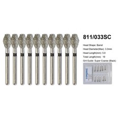 Dental Diamond Bur Football FG 368/023C 379/023 Egg Shape Coarse Fine High Speed