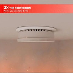 3-PK Universal Hardwired W/ 9V Battery Backup Photoelectric Smoke Detector