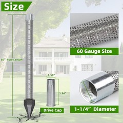 Stainless Steel 1-1/4 Drive Point Well Kit*-