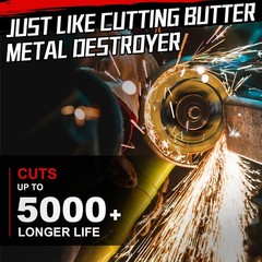3 Inch Diamond Cutting Wheel for Metal, 3/8″ Arbor Cut Off Wheels with 5000+