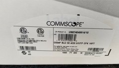 Commscope Uniprise Solutions Cat6 CMP Blue Plenum 1000ft CS34P 874019914/ 10