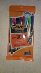 Bic Cristal Xtra Bold Ballpoint Pens 1.6mm 5 packages of 8-Count Assorted Colors