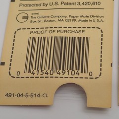 Paper Mate Jumbo Powerpoint Refill 491-04-5-514-CL Blue Medium Lot 2