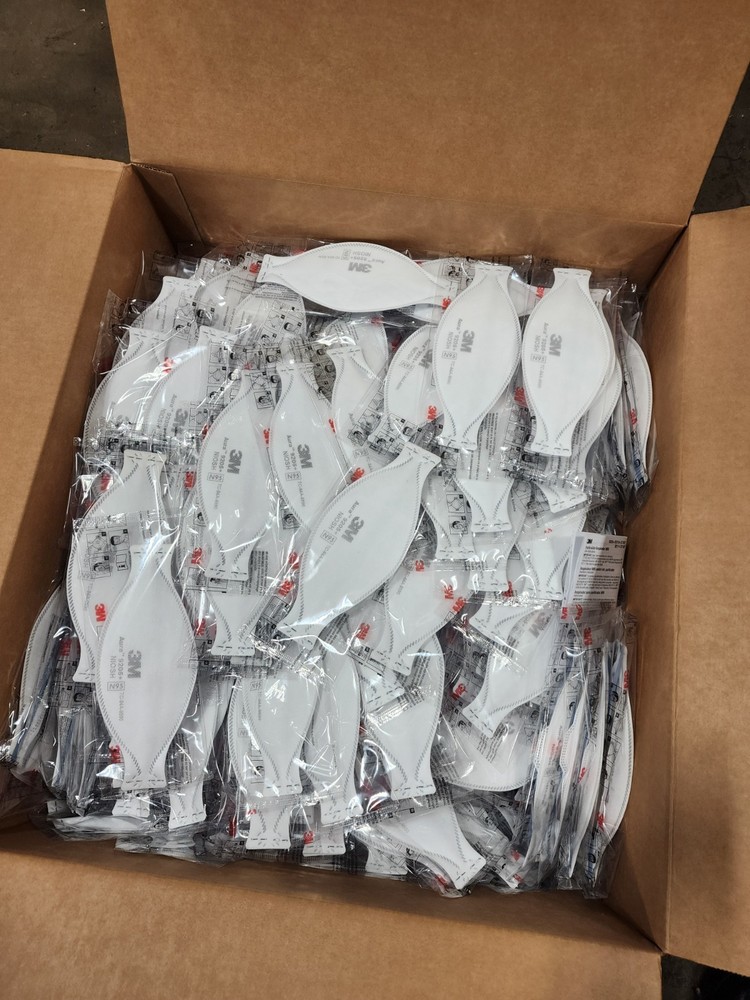 64 Cases of 440 3M Aura 9205+ N95 NIOSH Approved individually 28,160sealed Masks