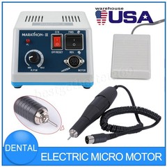 Dental Lab Marathon Electric Micromotor Polishing Unit + 35K rpm Motor Handpiece