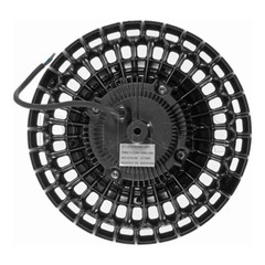 UFO High Bay Commercial Light Fixture 100W Black Aluminum OSRAM .9 PF 6000K