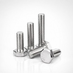 7/16″-20 Hex Head Cap Screws Tap Bolts Stainless Steel Fully Threaded 18-8 / A2