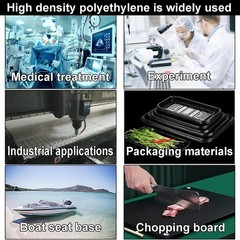 High-Density Polyethylene (HDPE) Plastic Sheet 1/2″ Thick 12″ x 16″