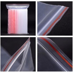 Grip Seal Bags Self Resealable Grip Poly Plastic Clear Zip Lock MIX 2 Mil 2ML