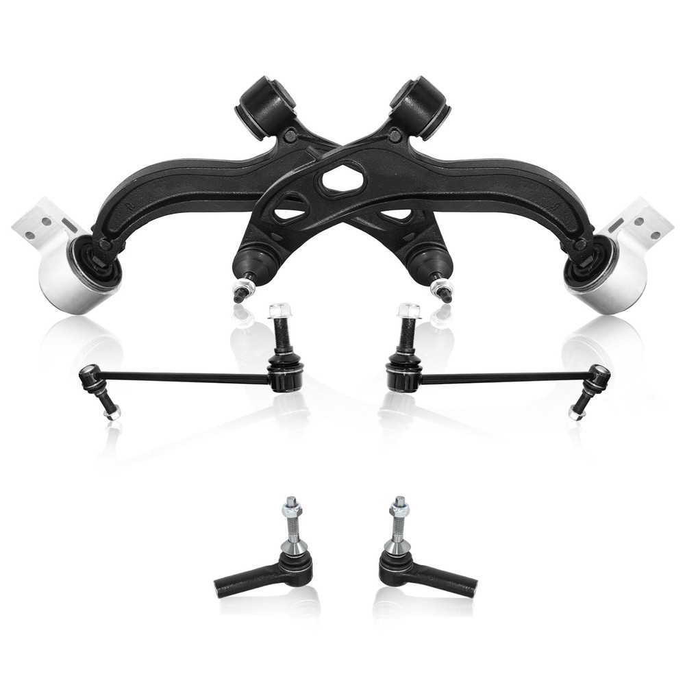 6PCS Front Lower Suspension Kit Control Arm