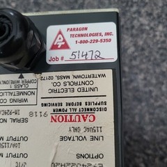 Norwood UE United Electric Space Pak E924J22A20 Type J 0-400F *see Photos*