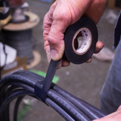 FindTape Premium Grade Electrical Tape [8 mils thick] (EL7566-AW): 3/8 in. x 66