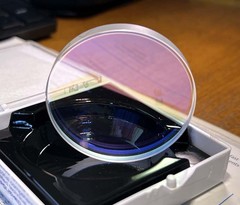 CVI / Coherent R&D 45 ° Ø2″ Thin Film Polarizer beam splitter 915nm fused silica
