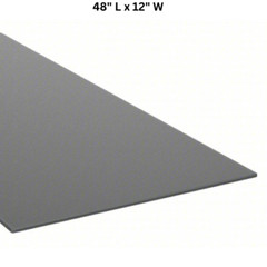 1/16″ Thick ABS Plastic Sheet 48″ L x 12″ W Opaque Black