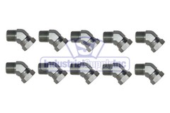 45° Male Elbow | 1/4″ Male Pipe x 1/4″ Female Pipe Swivel | 1503-04-04 | 10 Pack