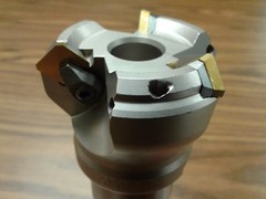 2″ 45 degree indexable face shell mill w. R8 Arbor,face milling cutter –new
