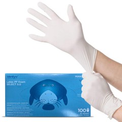 100 Pcs Latex Gloves Single Use Powder Free Wholesale Ship Fast