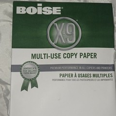 Boise X-9 Multi-Use Copy Paper White 8.5 x 14 in 20lb 92 Bright 500 Sheets