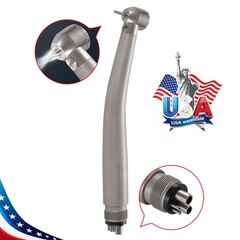 Dental Fiber Optic High Speed Turbine Handpiece 2/4H LED E-generator