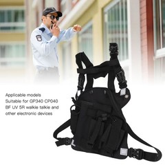 Radio Chest Harness Bag Oxford Cloth Universal Walkie Talkie Chest Pocket W ANDA