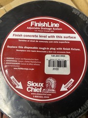 Sioux Chief FinishLine Adjustable Drainage System Rough-In Plug 832-AF 10-Pack