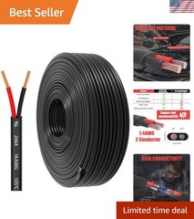 14 Gauge 2 Conductor Electrical Wire, 14 AWG 2.08mm PVC Cord, 12V/24V DC Low …