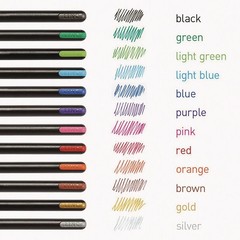 Pentonic 0.7mm Assorted 12 Colors Stick Gel Pens Free DDP shipping to USA
