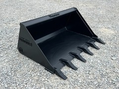 PROWORKS 48″ Tooth Dirt Bucket Attachment 20″ Tall Mini Universal Skid Steer USA