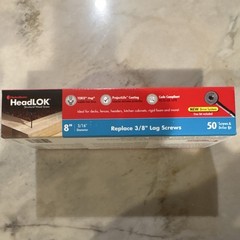 FastenMaster HeadLOK Structural Wood Screws 8in x 3/16 TORX Chamfer Head 50 Pack