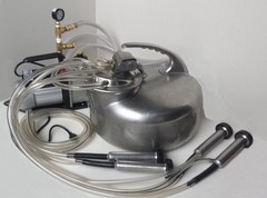 SURGE COMPLETE MILKING MACHINE-COW-GOAT-SHEEP NEW 1/3 HP VACUUM PUMP