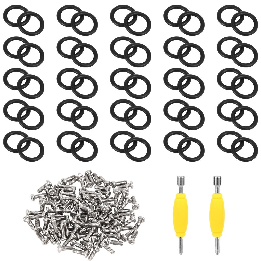 Action Figure Repair Kit: 50 O-Rings, 100 Screws, and as shown in the picture