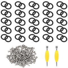 Action Figure Repair Kit: 50 O-Rings, 100 Screws, and as shown in the picture