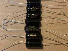 25pc Electrolytic Capacitor Axial 2000hr +105℃ RoHS 50uf 100V φ10x20mm Supertech