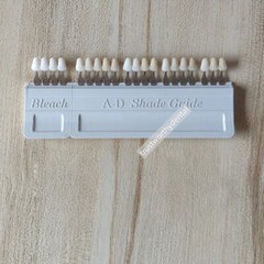 Dental 16 A–D Shade Guide 4 Bleach Shades Bleach Classical Based Vita 20Shades
