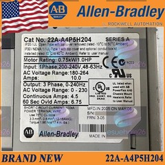 22A-A4P5H204 Original New AB PowerFlex 4 0.75 kW (1 Hp) AC Drive Free Ship US