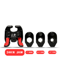 24KN Press Jaw and VUS:1/2 3/4 1 for Milwaukee M12 RIDGID RP251 rings