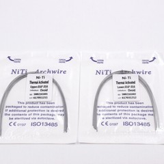 Dental Ortho Thermal Activated Niti Arch Wire Rectangular Ovoid/Square/Natural