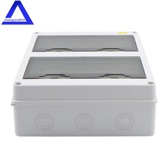 24 Way Power Distribution Box W/ Din Rail For Indoor and Outdoor Waterproof IP65