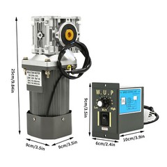 High Torque 110V 15RPM 90K Low Speed AC Gear Reducer Motor Reversible + Governor
