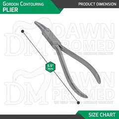 Orthodontic Gordon Contouring Pliers 5.5″ Dental Instruments German Grade