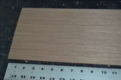 Composite Walnut Raw Wood Veneer Sheet 7 x 31 inches Engineered N5942-20