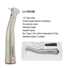 Dental Electric Handpiece 1:5 Fiber Optic Contra Angle MINI Head KaVo LUX M25L