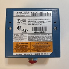 NEW HONEYWELL P7810C-1018 Pressuretrol 120 VAC 150 psi S/W Rev. 1.3.0 Build 78
